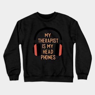 deviant headphone Crewneck Sweatshirt